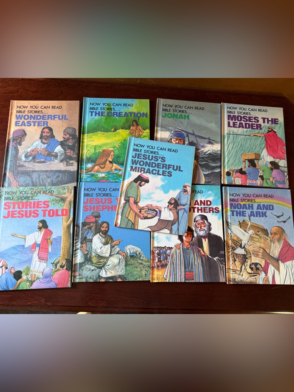 Vintage set Bible Stories: Colorful Children’s Storybook Set